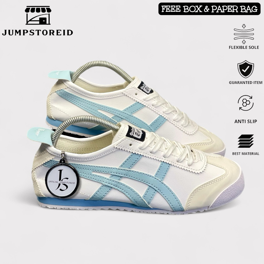 Jual (BISA COD) Sepatu Wanita 0nitsuka Tiger Tali “White Tosca