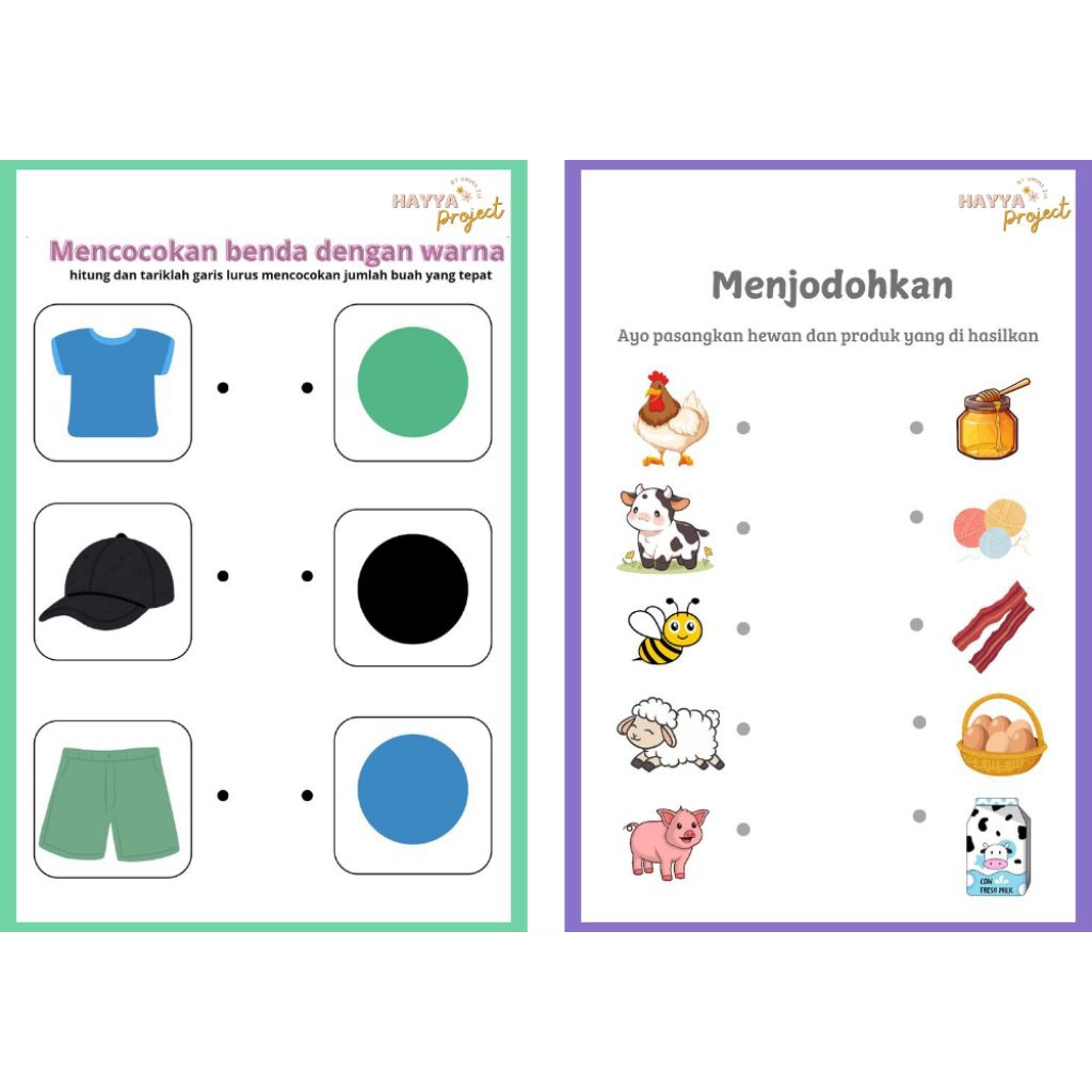 Jual Hayya Project - Worksheet Paud TK MEWARNAI CODING LRMBAR AKTIVITAS ...