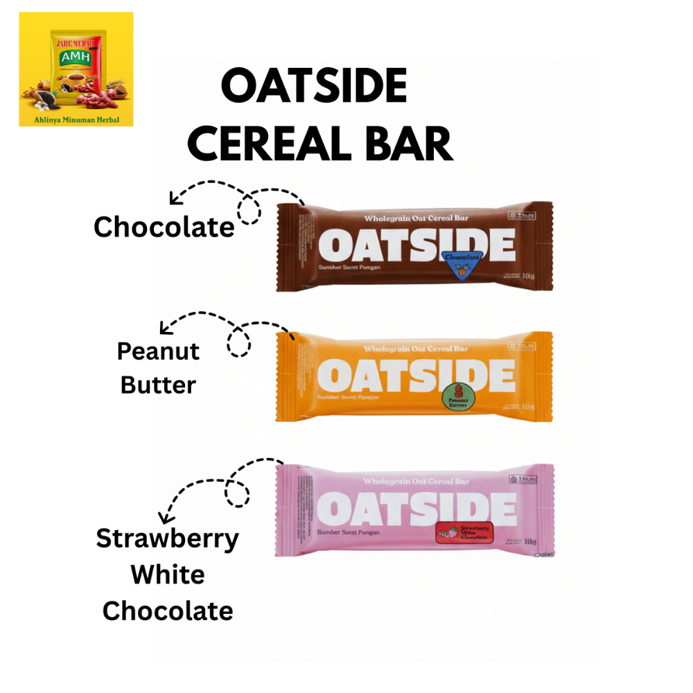 Jual Oatside Wholegrain Oat Cereal Bar - Netto 18gr | Shopee Indonesia