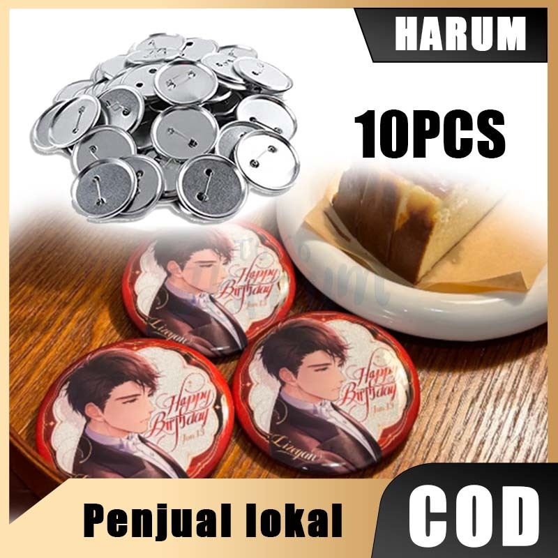 Jual 10pcs Pin Button 44mm 32mm Pin Peniti Custom DIY Pin Bros ...
