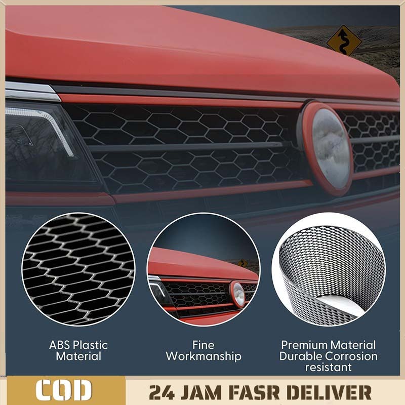 Jual 120x40cm Car Grill Mesh Honeycomb Jaring Grill Bumper Mobil Jaring ...
