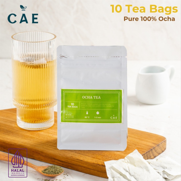Jual OCHA 10 TEA BAGS Teh Hijau Jepang Dried Kering Alami Pure Organik ...