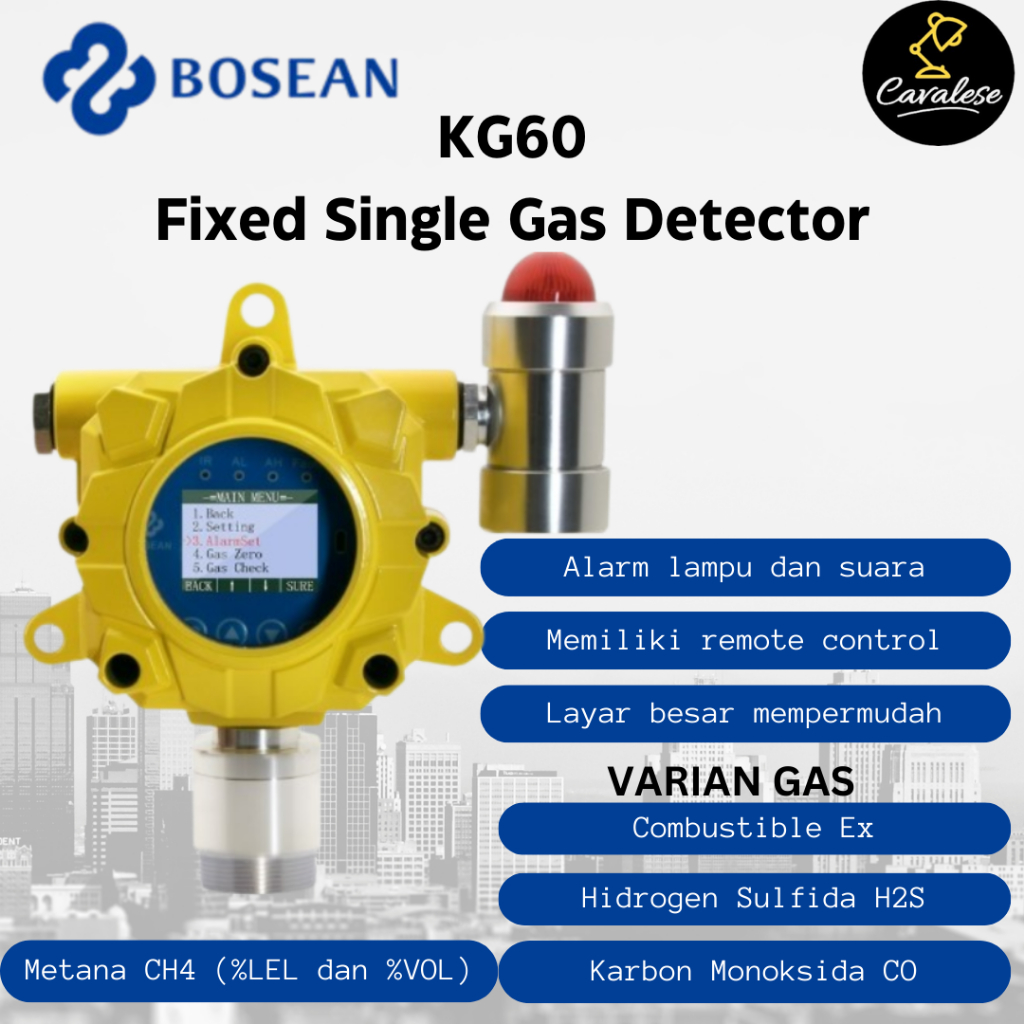 Jual Bosean Fixed Gas Detector Combustible Explosive EX Gas Mudah ...