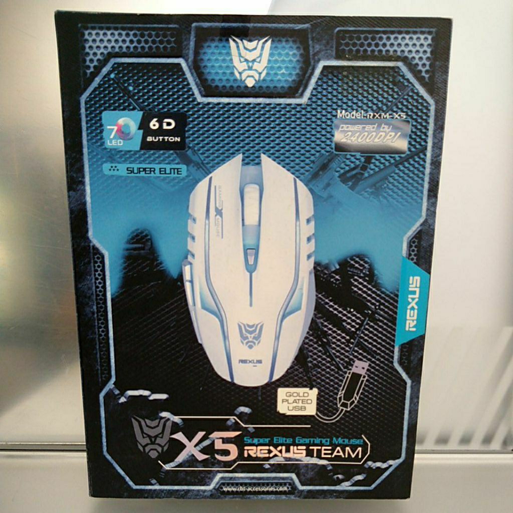 Jual Mouse Gaming Rexus RXM-X5 Gold Plated USB | Shopee Indonesia
