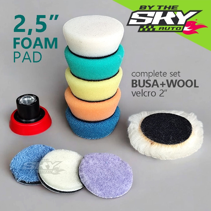 Jual Mini Foam Pad Premium Busa Poles Mini 2,5 inch untuk Backing Pad 2 ...