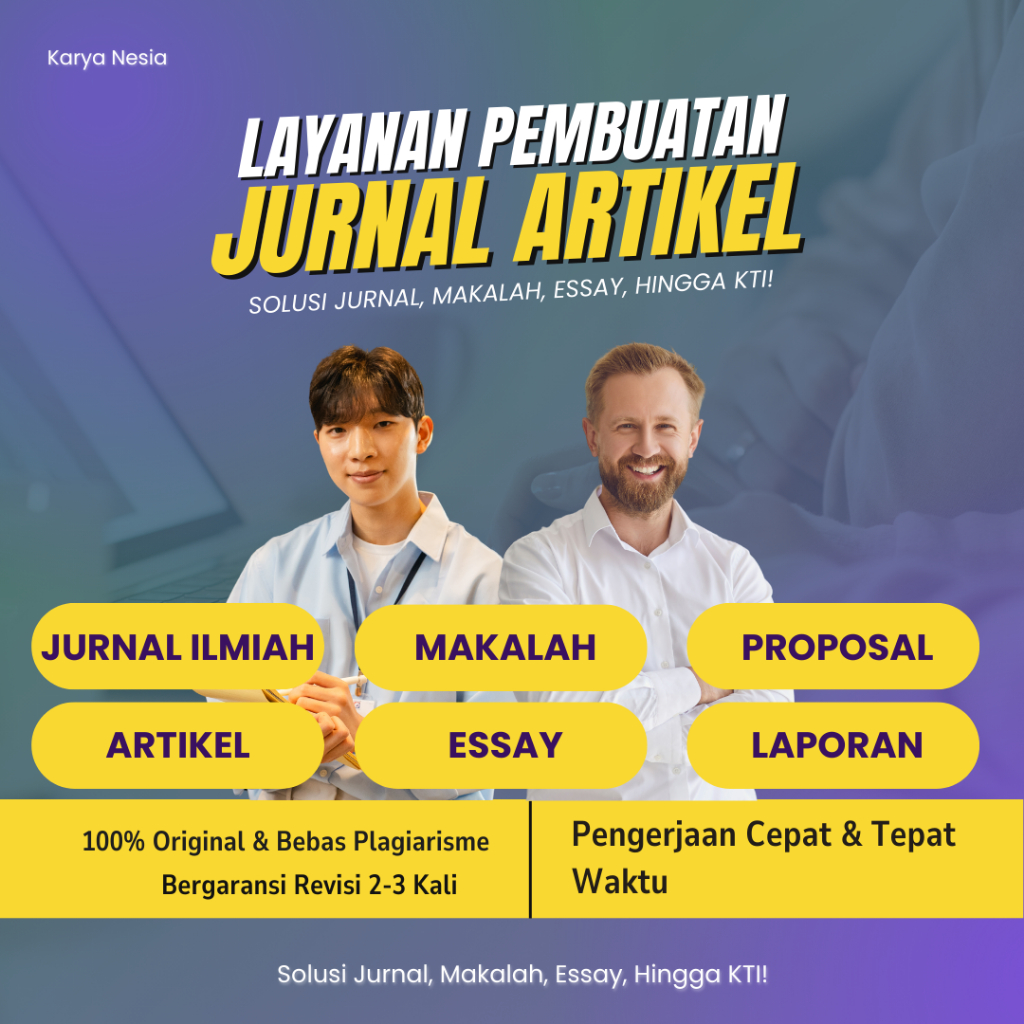 Jual Penulisan & Riset Akademik | Artikel Ilmiah, Makalah, Laporan ...