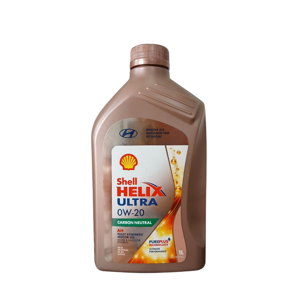 Jual Oli Mesin HYUNDAI 0W20 Shell Helix Ultra AH SAE 0W-20 Fully ...