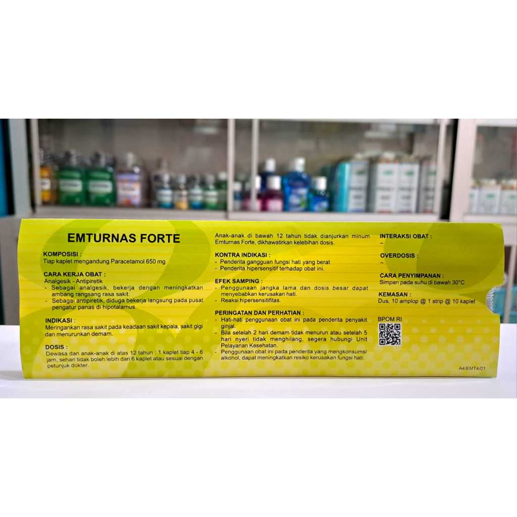 Jual Emturnas Forte 650MG 𝟏 𝐒𝐓𝐑𝐈𝐏 𝐈𝐒𝐈 𝟏𝟎 𝐓𝐀𝐁𝐋𝐄𝐓 - Meredakan Nyeri Otot ...