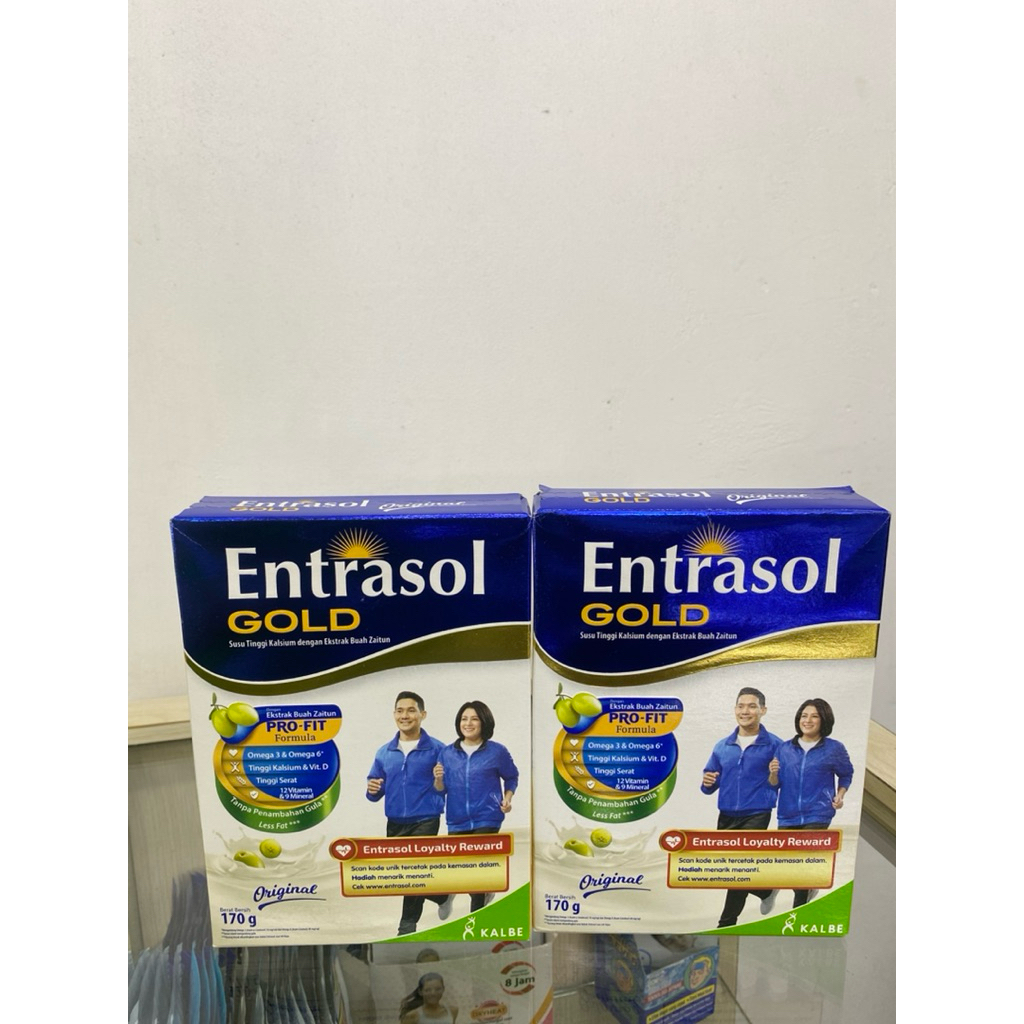 Jual ENTRASOL GOLD 170gr Original / Vanila / Coklat | Shopee Indonesia