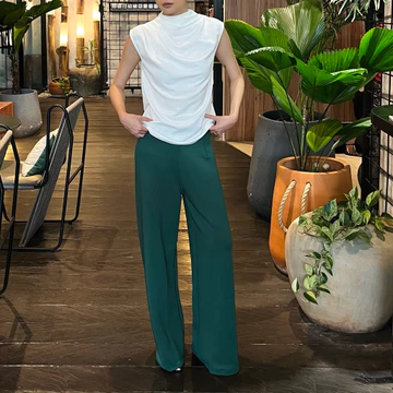 Long Cullote Highwaist Pants Celana Kulot Premium Scuba Kulot Wanita