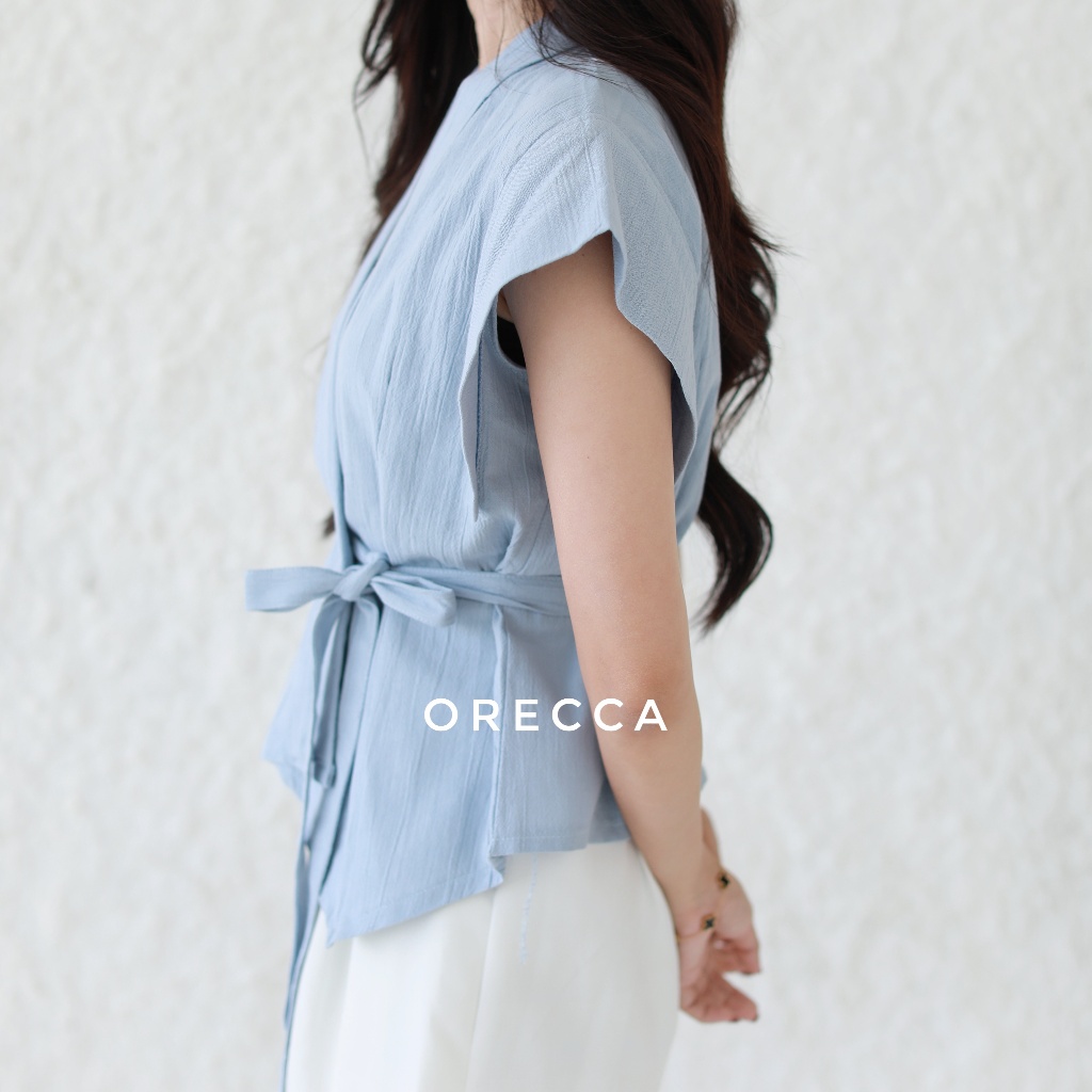 Orecca - Elise Top Atasan Wanita Lengan Pendek foto 3