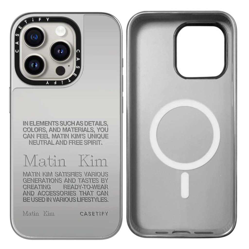 Jual ‼️ PRE-ORDER CASETIFY MATIN KIM SILVER PLATING CASE IPHONE