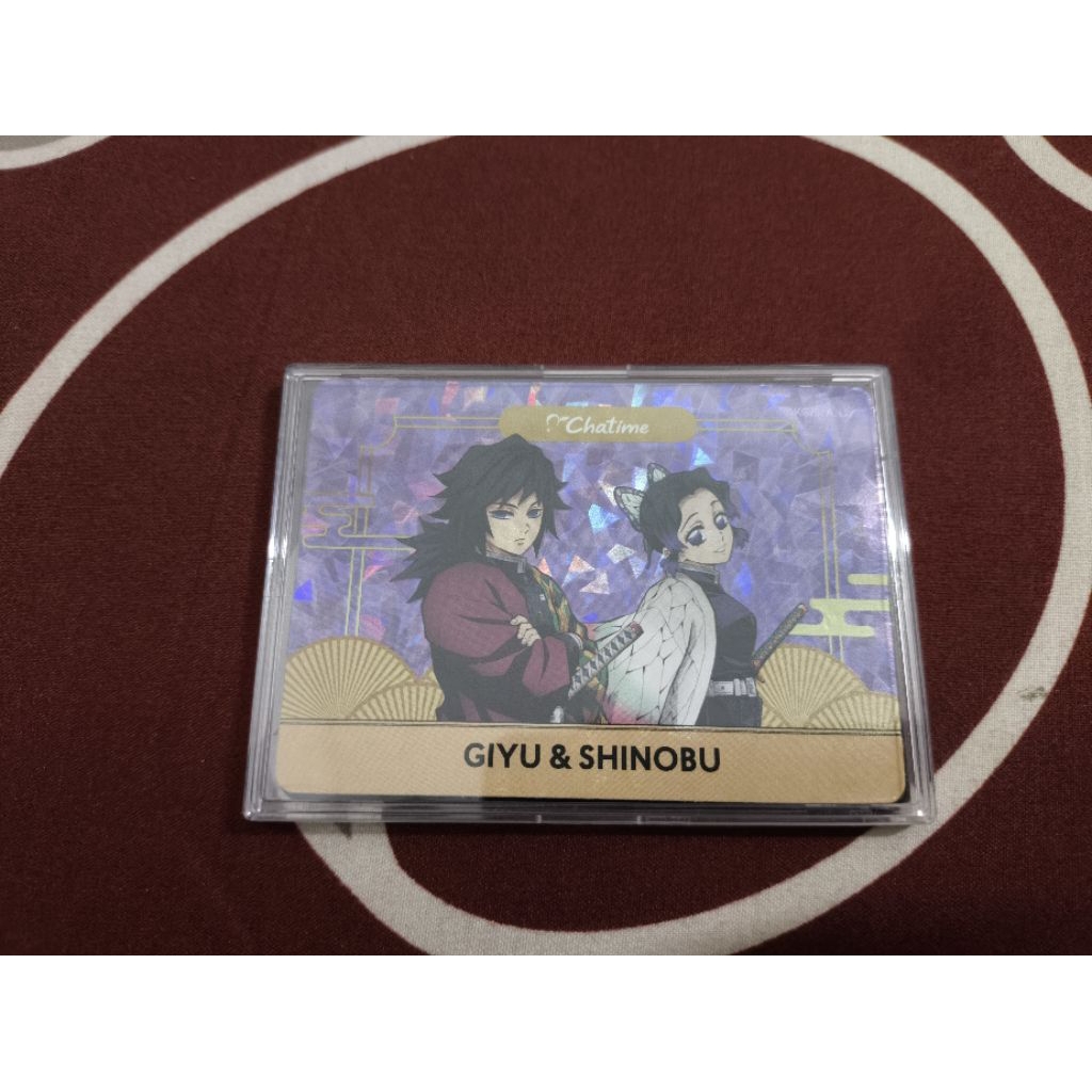 Jual Card chatime x demon slayer Official original 