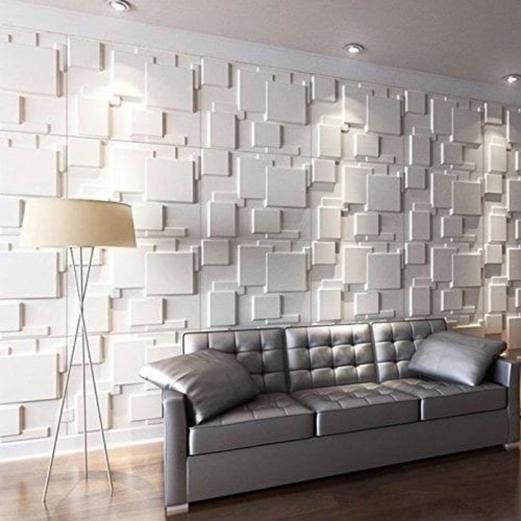 Jual Wal panel 3d beton, roster tempel, ornamen dingding Motif kotak ...
