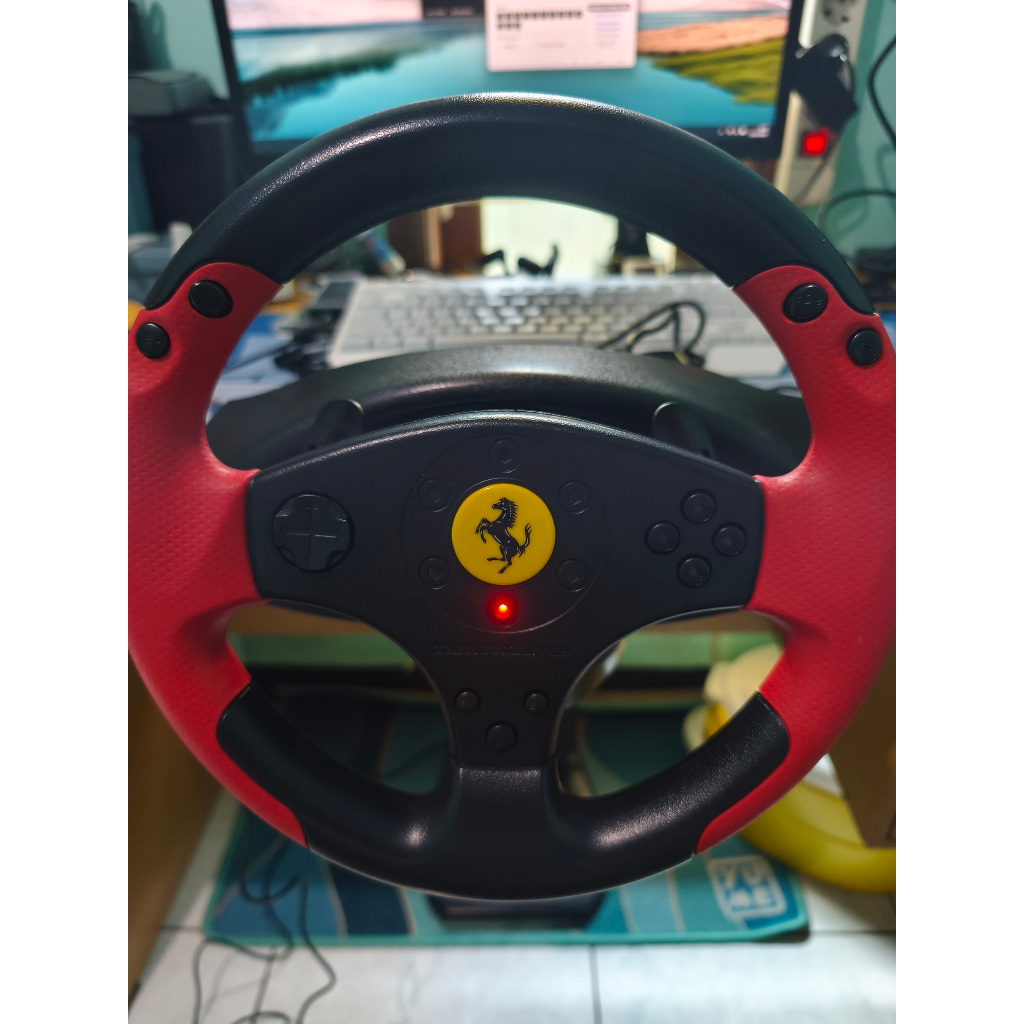 Jual Thrustmaster Ferrari Racing Wheel Red Legend Edition PS3 PC ...