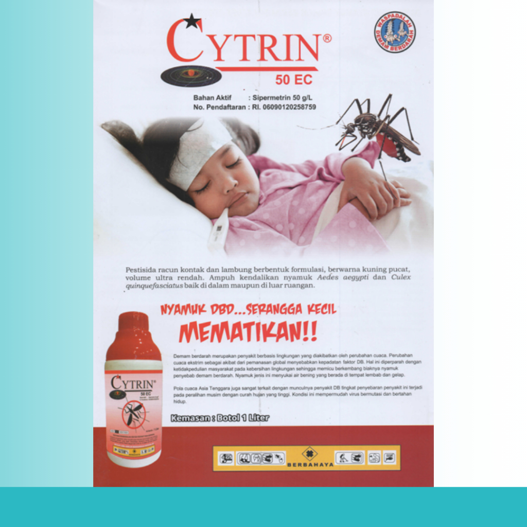 Jual Cytrin 50EC 1L Insektisida Nyamuk-Solusi Kendalikan Nyamuk Demam ...