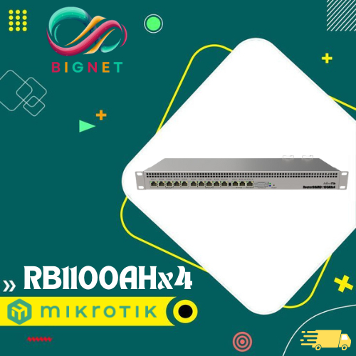 Jual MikroTIK RB1100AHx4 Powerful 1U rackmount router with 13x Gigabit ...
