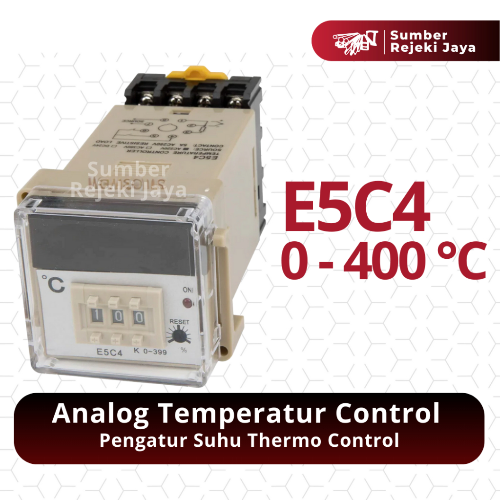 Analog Temperature Control E5C4 |  0 - 400 C | Pengatur Suhu Thermo Control