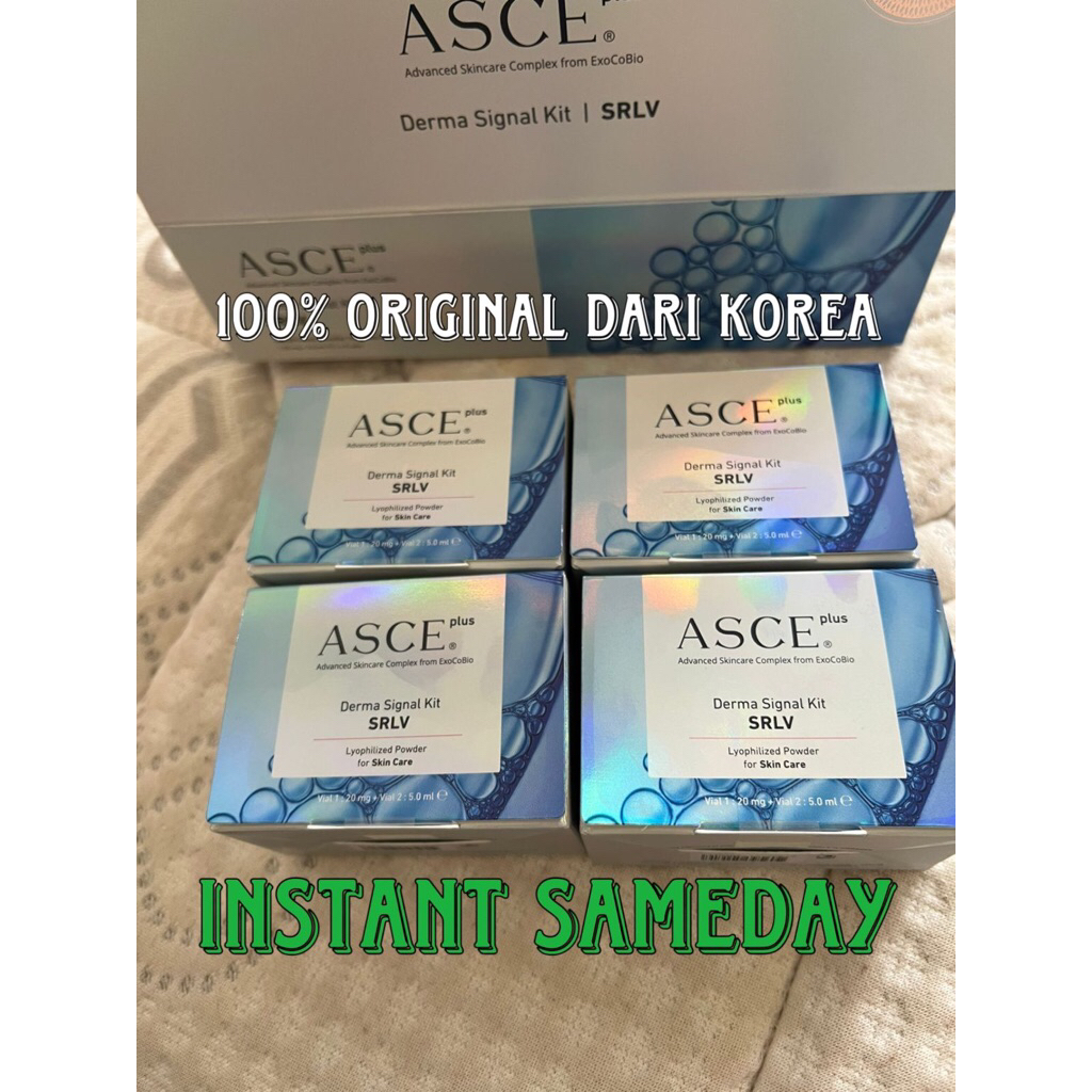 Jual ASCE PLUS DUAL EXOSOME ORIGINALS 100% MADE IN KOREA | Shopee Indonesia
