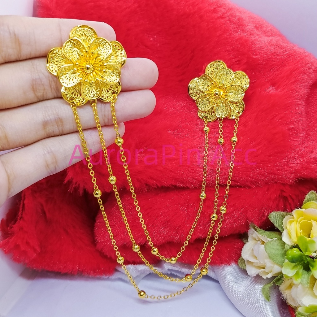 Jual Lapel Bros Rantai Kebaya Bros Jurai Bros Pin Rantai Jas Rumbai ...