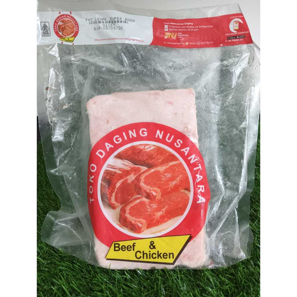 Jual FAT / LEMAK SAPI SUPER - FROZEN | Shopee Indonesia