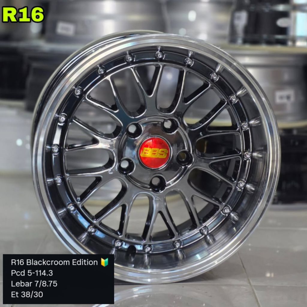 Jual velg mobil bbs lm ring 16 pcd 5x114,3 lebar 7/8,75 et 38/30 untuk ...