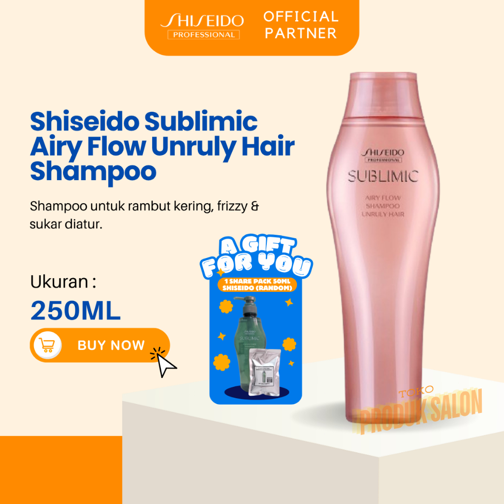 HOTDEAL Shiseido Professional SUBLIMIC AIRY FLOW Shampoo 250ml