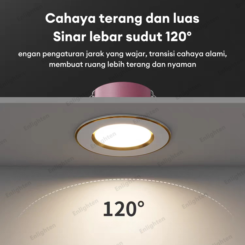 Jual Lampu Downlight LED Tertanam Super Tipis 6W 8W 12W Super Tipis ...