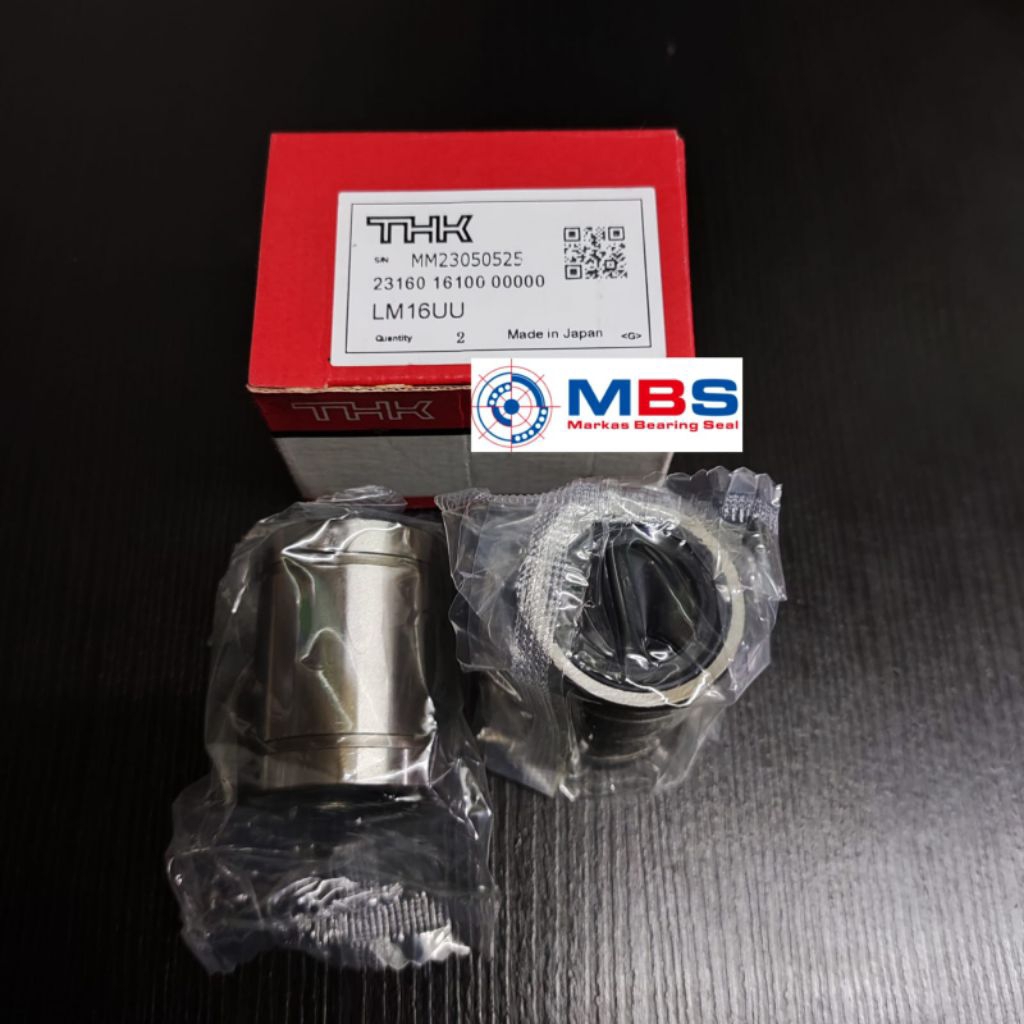 Jual LINIER BUSH LM 16 UU MERK THK ASLI JAPAN LM16UU 16 x 28 x 37 mm ...