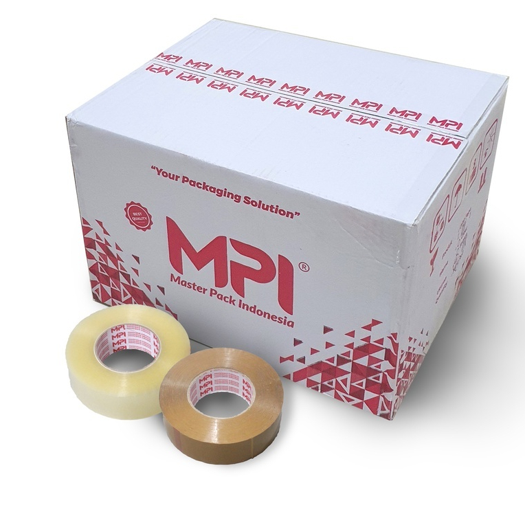 Jual MPI Lakban OPP Tape / Lakban Packing 300 Yard (1 Dus 36 Pcs ...