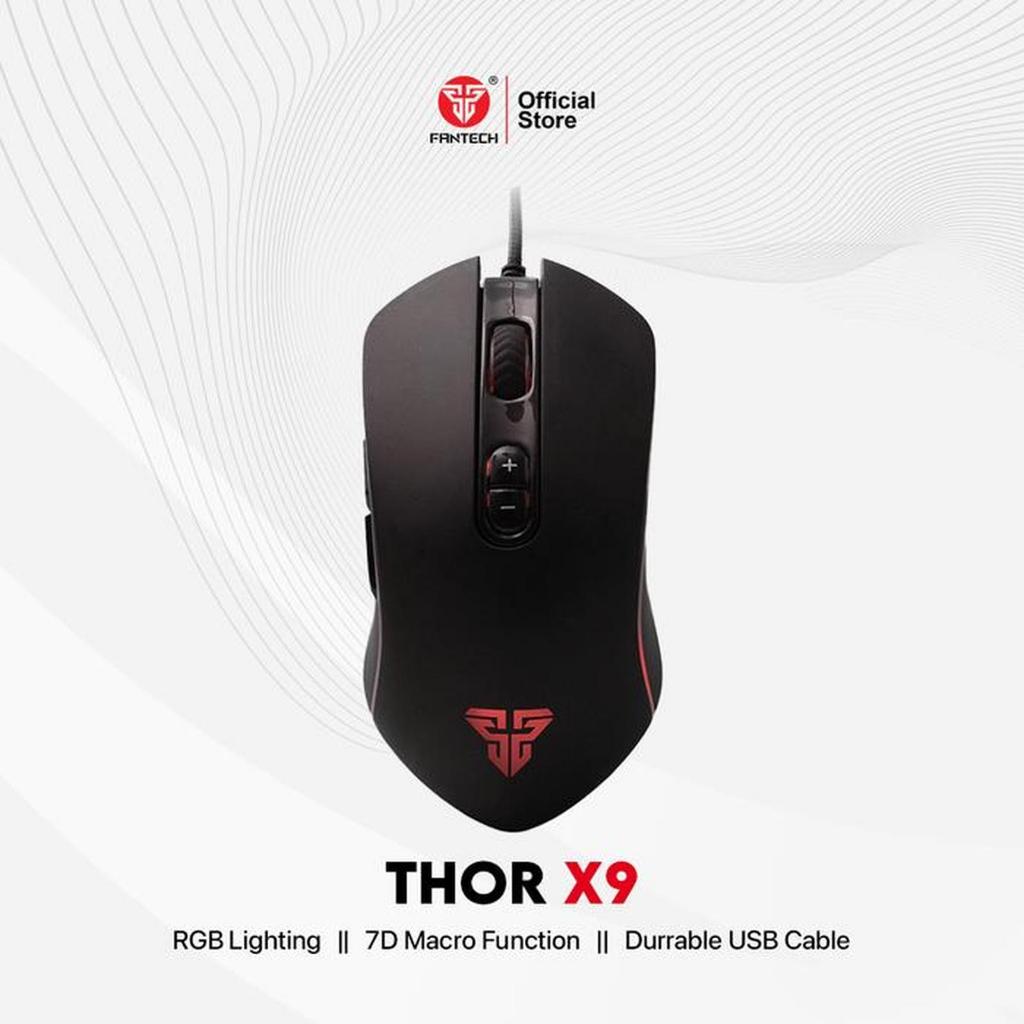 Jual Fantech THOR X9 Gaming Mouse Standard Macro Komputer Kabel ...