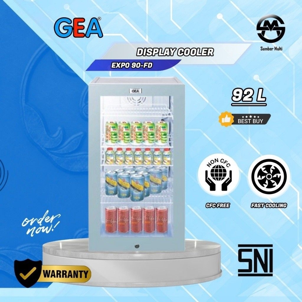 Jual GEA DISPLAY COOLER EXPO 90FD 90 FD EXPO90FD SHOWCASE CHILLER 92L ...