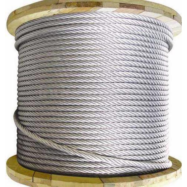 Jual Wire Rope Hoist Galvanis Dia 12,5 mm Putaran Kanan Spesifikasi 8 x ...