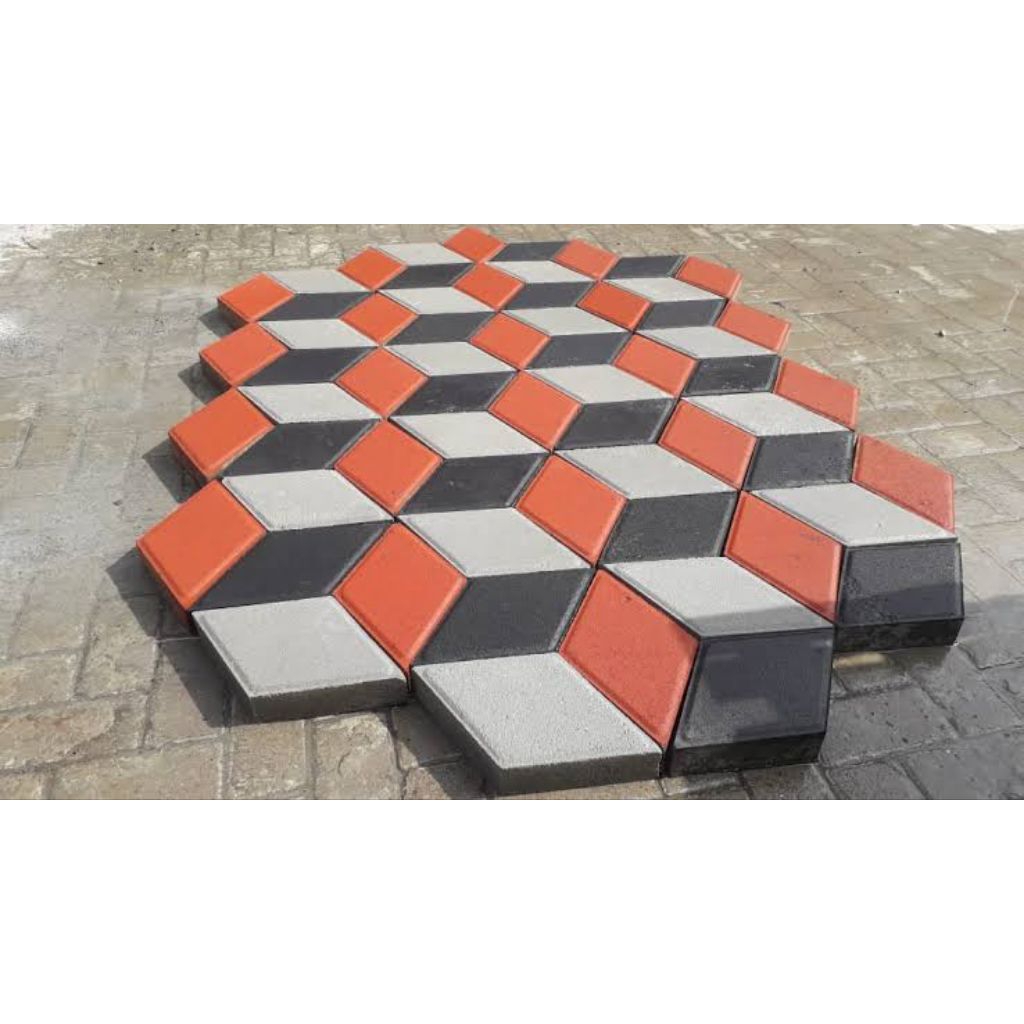 Jual Paving Block 3D / Press Mesin Hidrolik / Conblock / Konblok ...