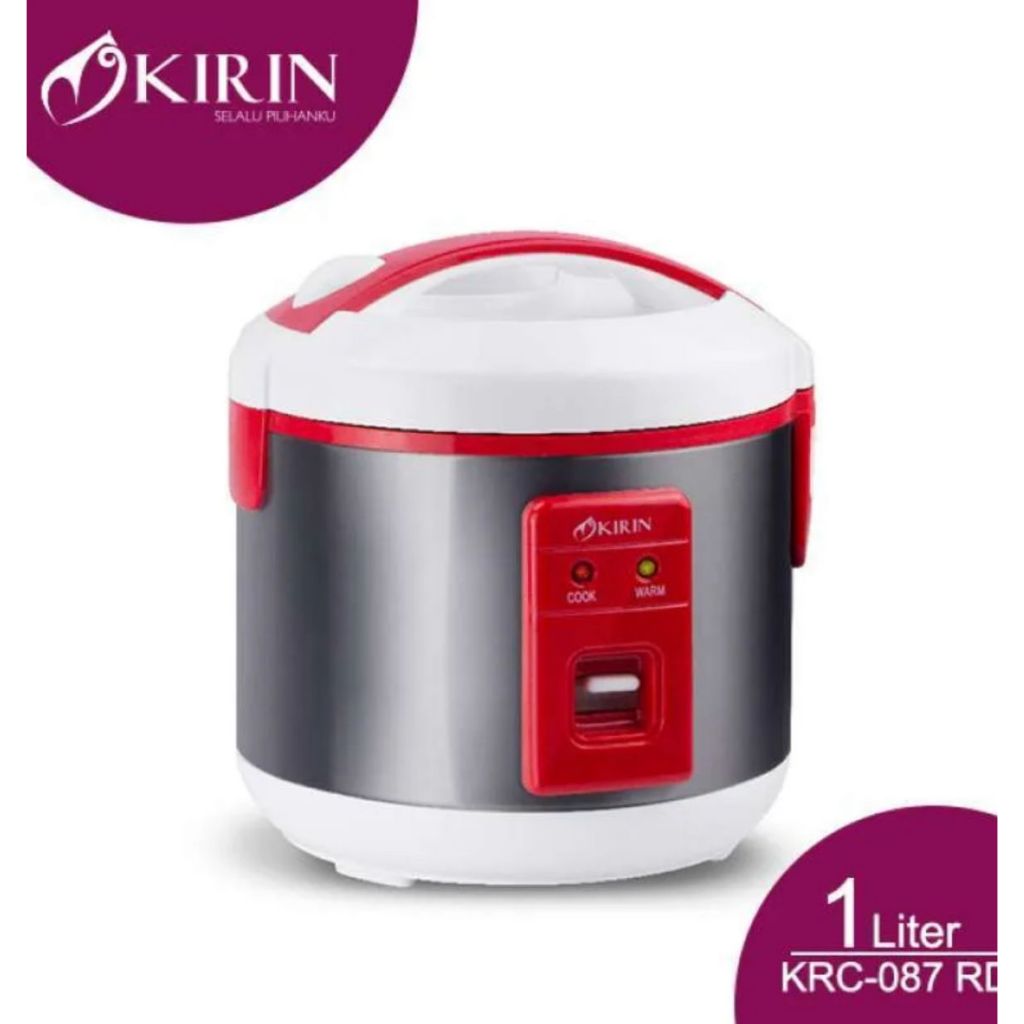 Jual RICE COOKER 1 LITER KIRIN KRC-087RD | Shopee Indonesia