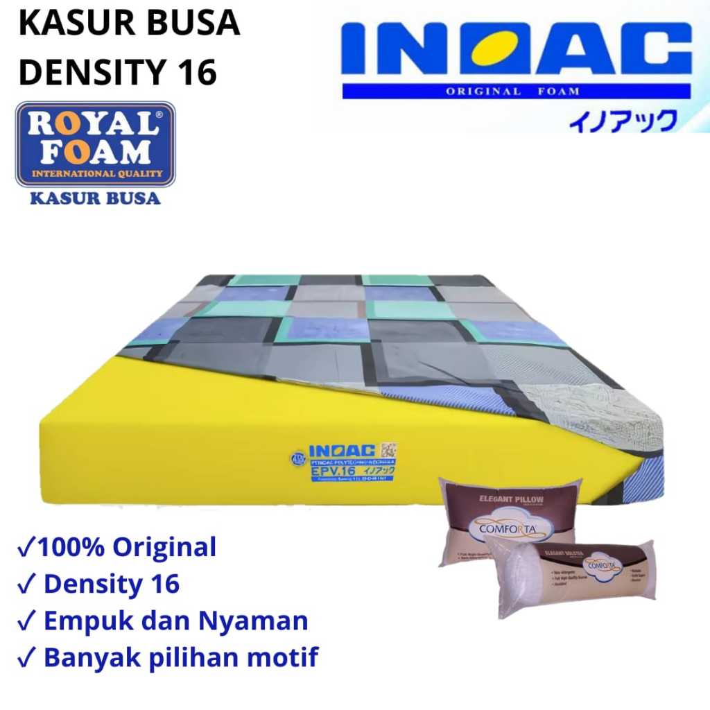Jual Kasur Busa Inoac Semua Ukuran No 1, 2, 3, 4, 5, 6, 7, Jumbo Tebal ...