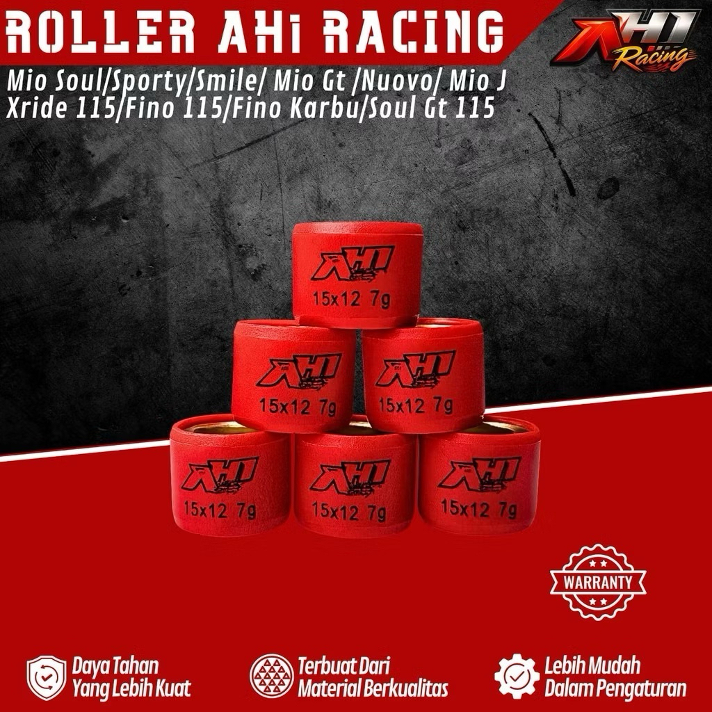 Jual Roller AH1 Racing Mio Mio J Xride Fino Karbu Soul Gt Fino 115 Fi ...