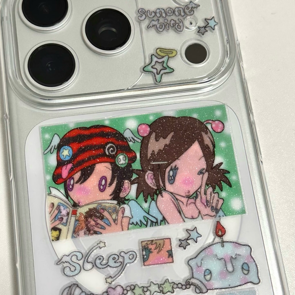 Jual [sunonebird] Y2K Sleep Queen & Toy Shop Transparent Glitter ...