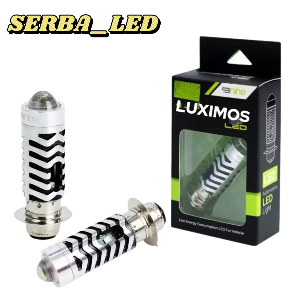 Jual NINE LED LAMPU LED UTAMA MOTOR H6 LS2 LASER 2 WARNA HI LOW PUTIH ...