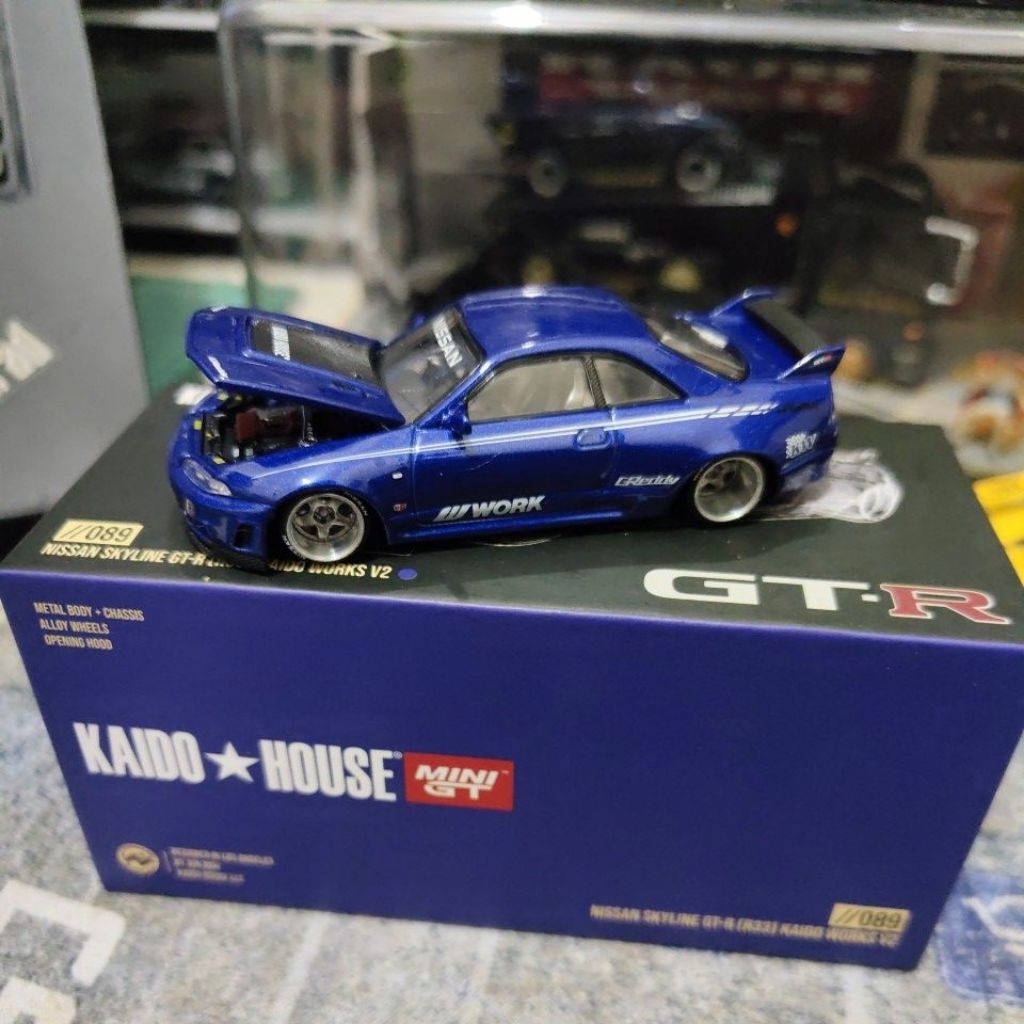 Jual KAIDO HOISE 089 NISSAN SKYLINE R33 V2 BIRU LOOSE | Shopee Indonesia