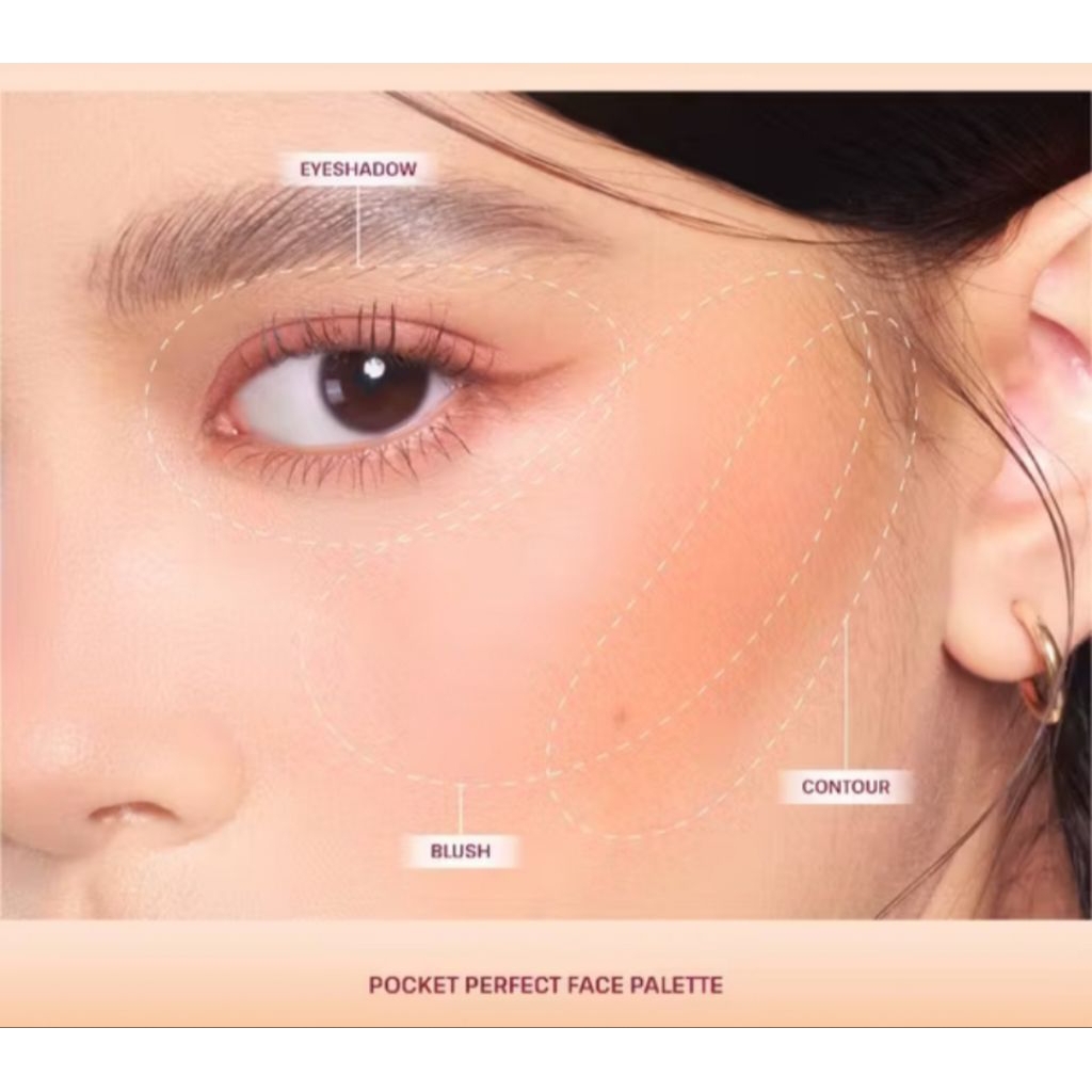 Jual ESQA Pocket Perfect Face Palette | Shopee Indonesia