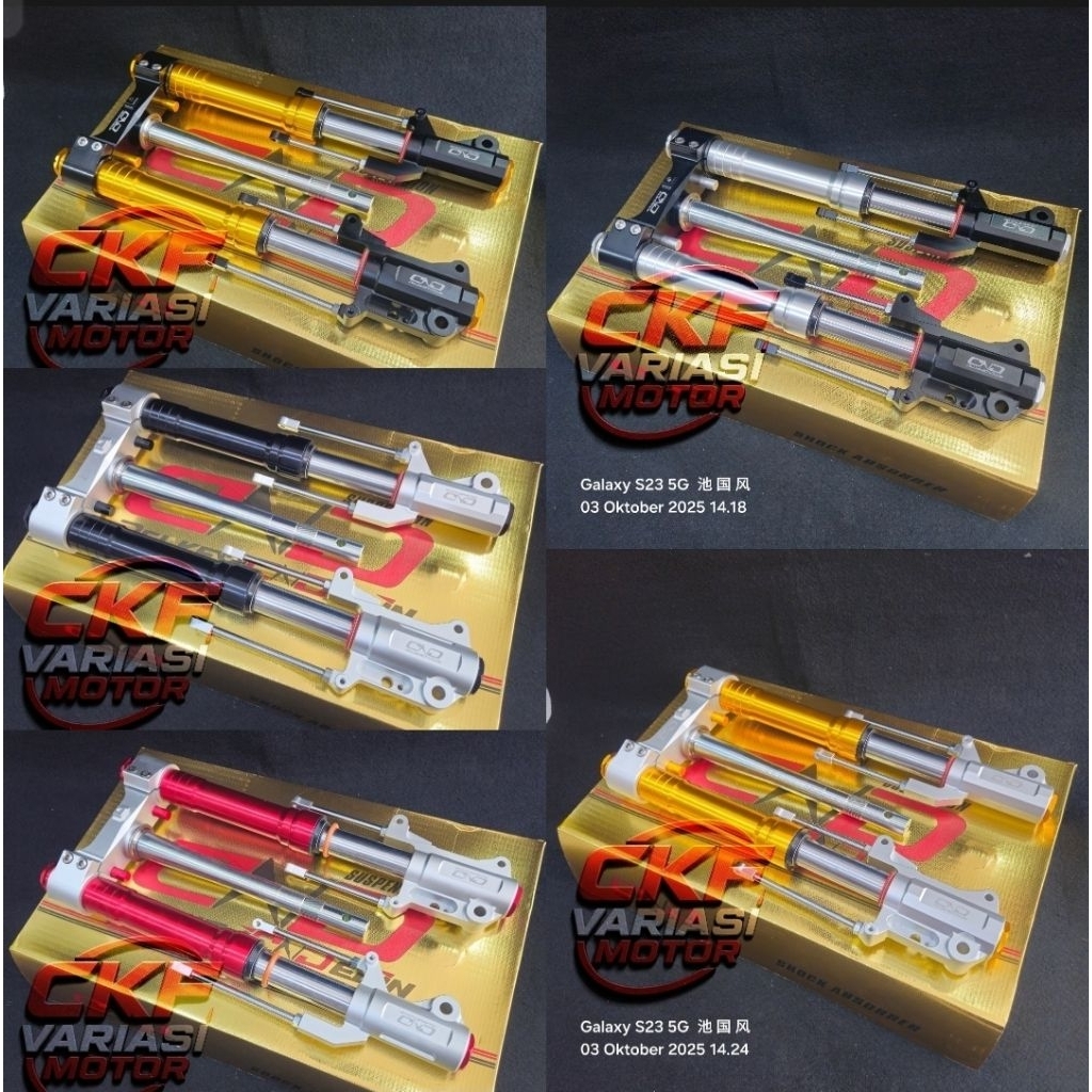 Jual SHOCK DEPAN UPSIDE DOWN/USD HONDA ADV 150 / ADV 160 DELKEVIC ...