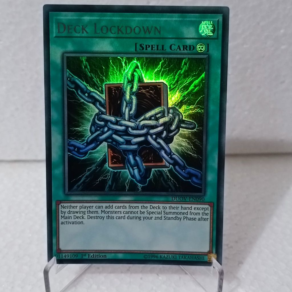 deck lockdown yugioh Amazon.com: Deck Lockdown - DUOV-EN090 - Ultra Rare