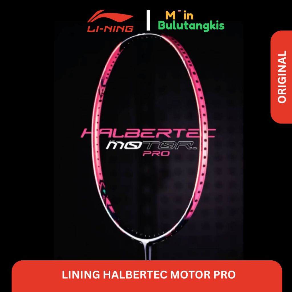 Jual Raket Badminton Lining Halbertec Motor Pro Original | Shopee Indonesia