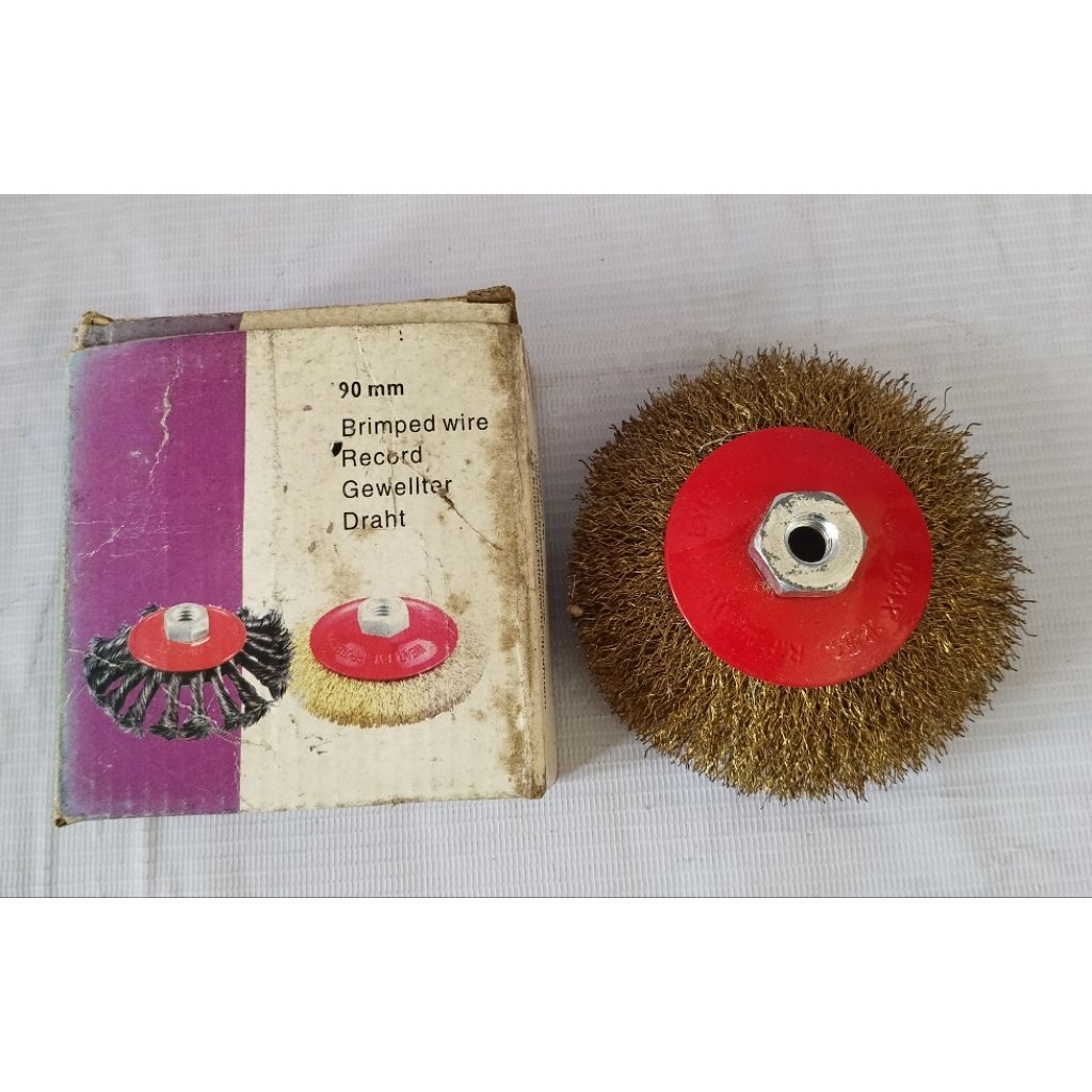 Jual sikat kawat gerinda, yang juga dikenal sebagai wire brush disc ...