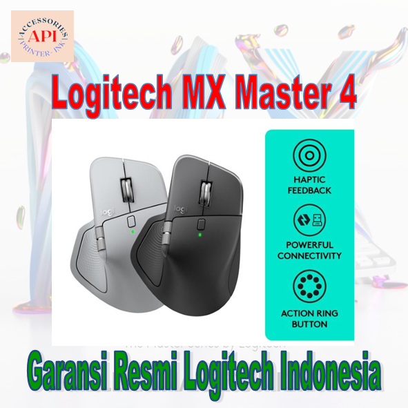 Jual Logitech MX Master 4 Performance Mouse Wireless With Haptic ...