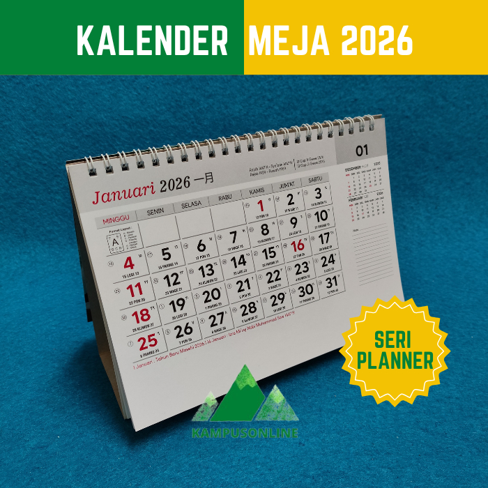 Jual PROMO KALENDER MEJA PLANNER 2026 PREMIUM DESIGN SERI BEST SELLER 7 ...