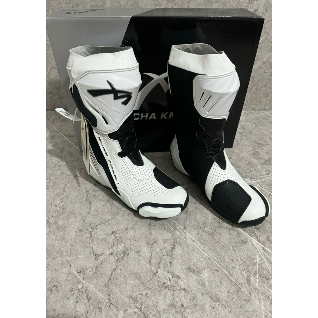 Jual MOCHA KNIGHT SHOES RIDER SEPARU BALAP SEPATU RIDING IVORY ATAU ...