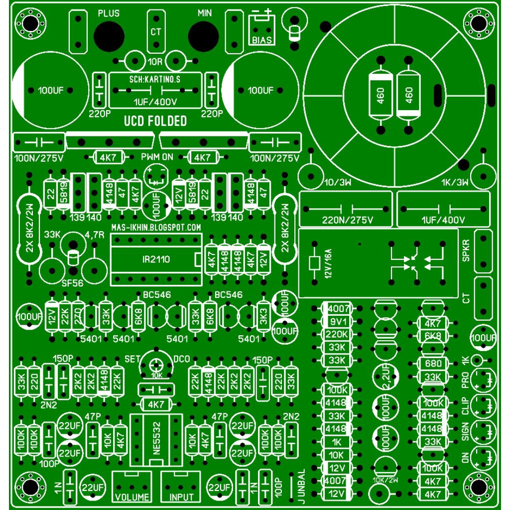 Jual PCB UCD FOLDED BIAS INTERNAL | Shopee Indonesia