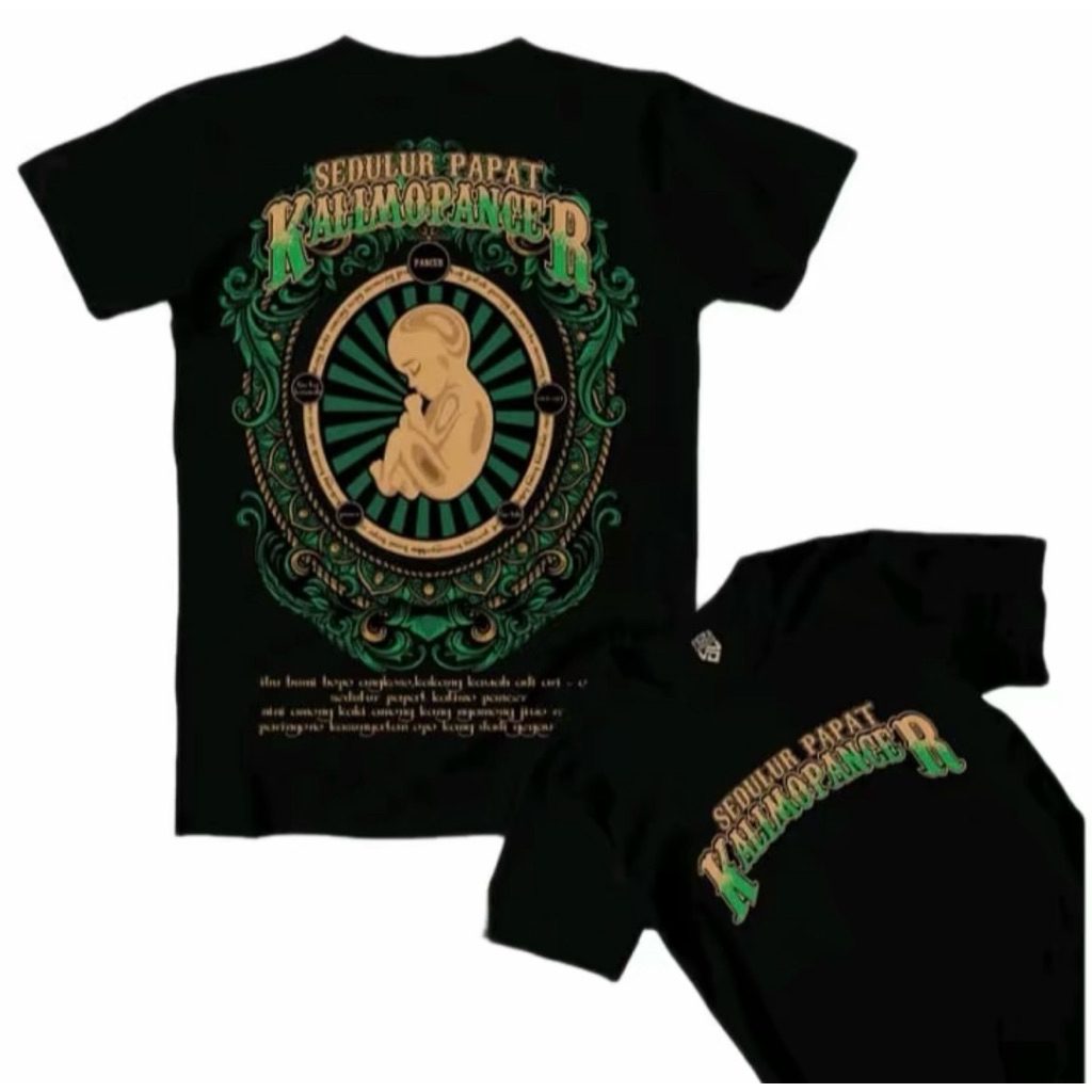 Jual KAOS/TSHIRT KATA KATA SEDULUR PAPAT KALIMA PANCER | Shopee Indonesia